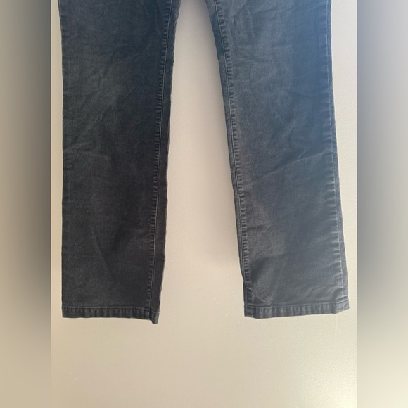 J Crew Charcoal Corduroy Pants Woman’s SZ 31 Regular Straight Leg Pockets Casual - Picture 3 of 10